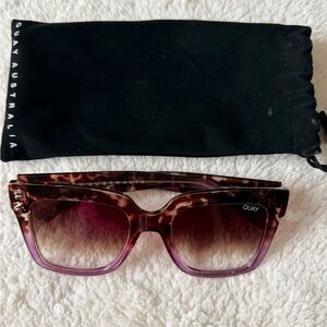 Quay Australia Icy Tortoise and Pink Sunglasses